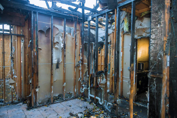 Professional Fire Damage Removal technician working in Sellersville, PA